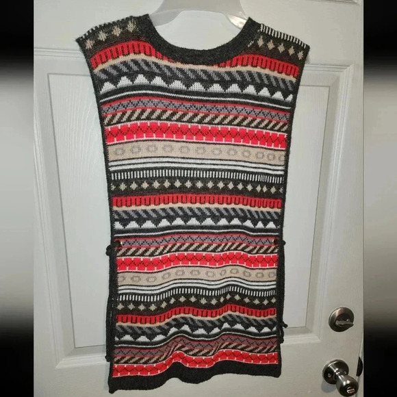 Hillbilly Sweaters - Vintage Hillbilly Brand Western Vest Poncho  One Size OS Free Size Men's Women's